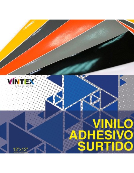 Vinilo Adhesivo - Surtido 10 hojas 30x30cm