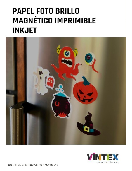 Papel foto brillante magnético imprimible inkjet VINTEX