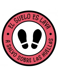Pack pegatinas "El suelo es...