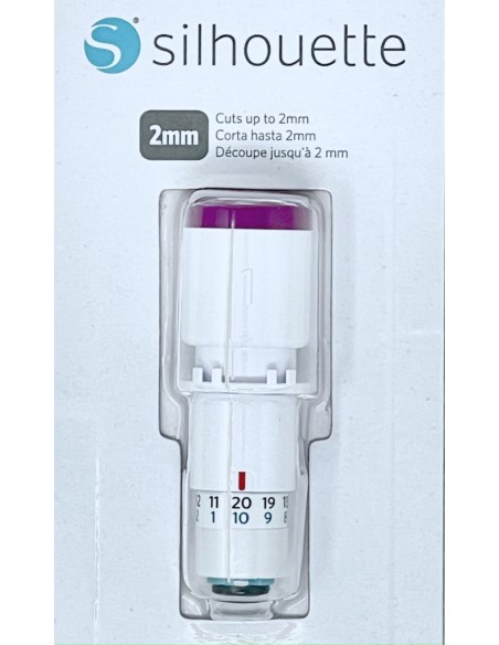 Cuchilla 2mm Silhouette CAMEO 4-5, Portrait 3-4 y Curio 2