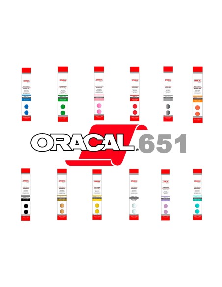 Oracal 651 Pack 12 colores