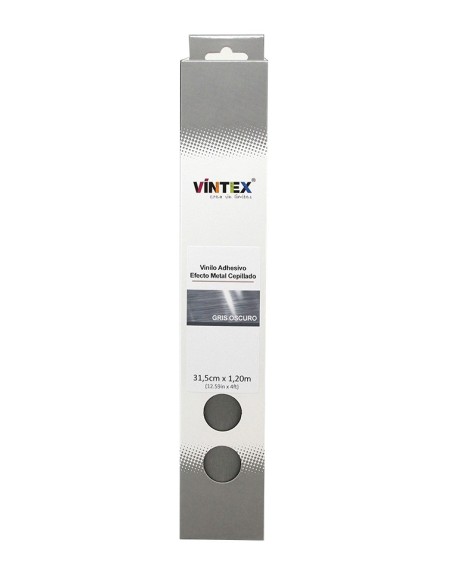 Vinilo adhesivo metalizado cepillado