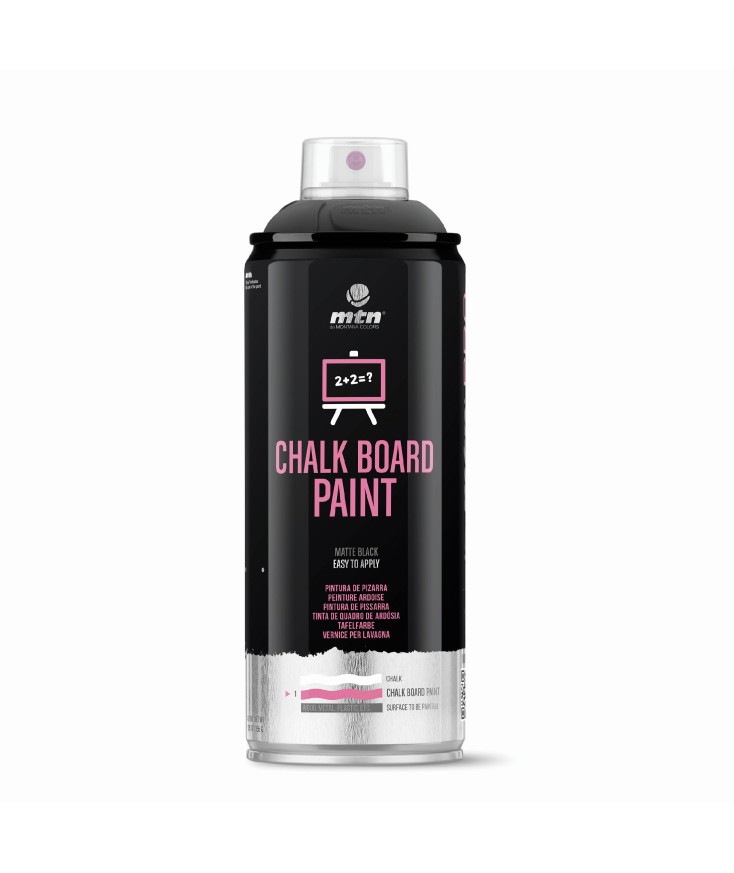 Spray pizarra negra Montana PRO 400ml