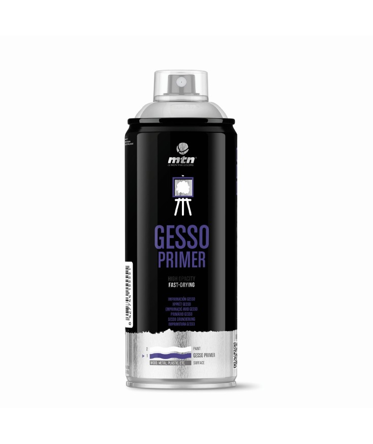 Imprimación Gesso en spray Montana Pro 400ml