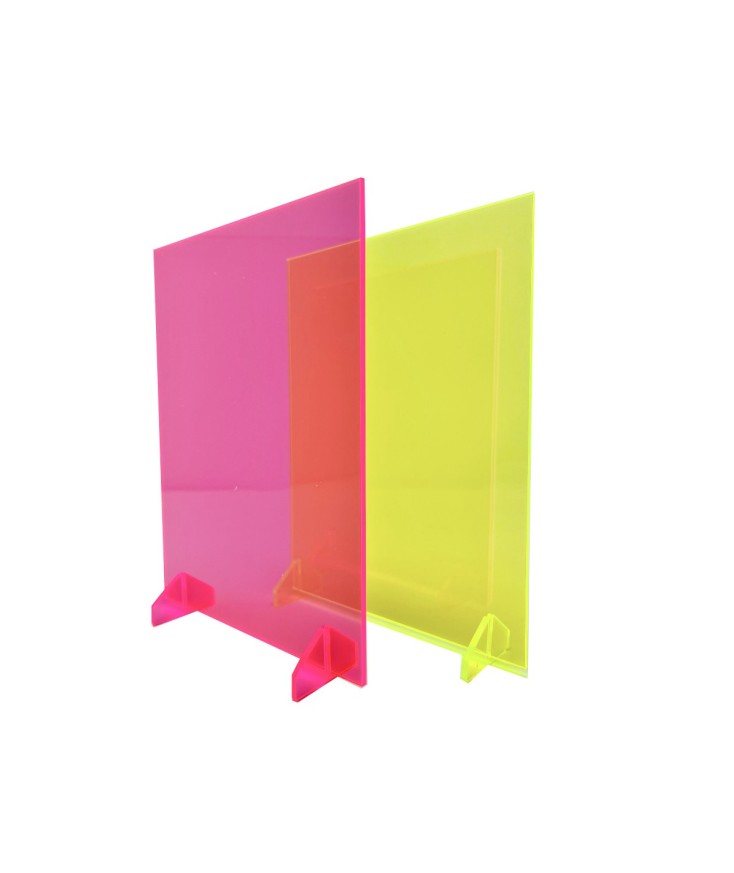 Placas metacrilato flúor 2uds Vintex