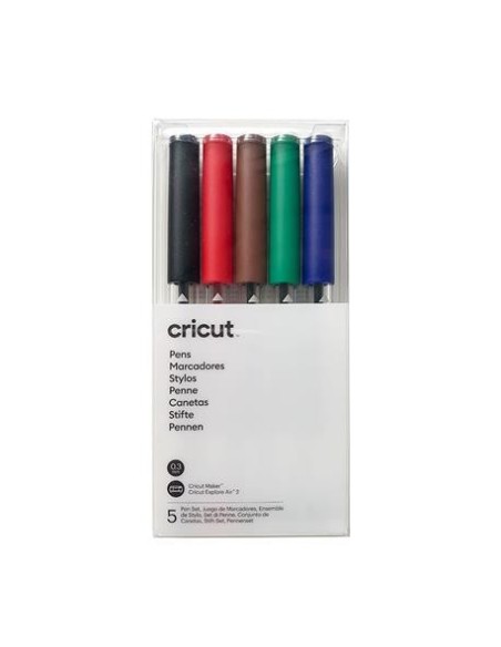 Set 5 Bolígrafos de punta fina 0.3mm