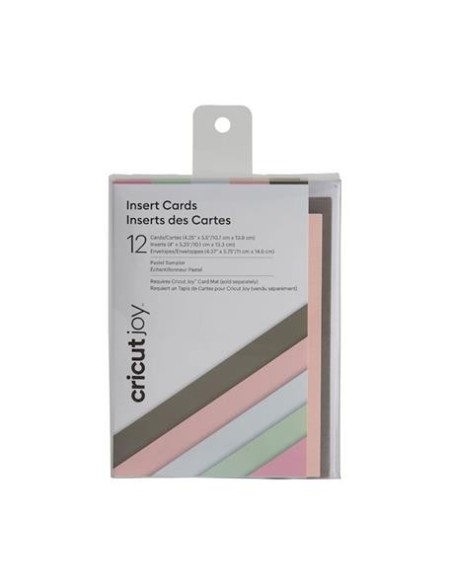 Insert Cards Pastel Sampler 4.25x5.5" Cricut