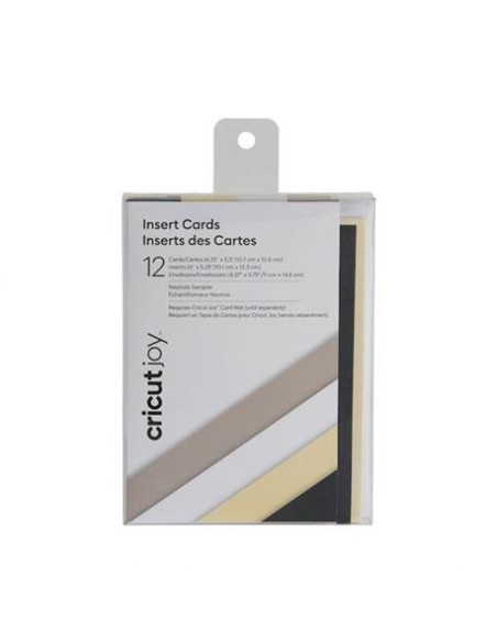 Insert Cards Neutrals Sampler 4.25x5.5" Cricut