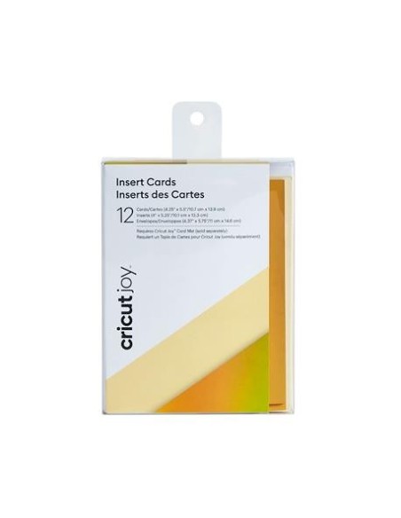 Insert Cards Cream/Gold 4.25x5.5 Cricut