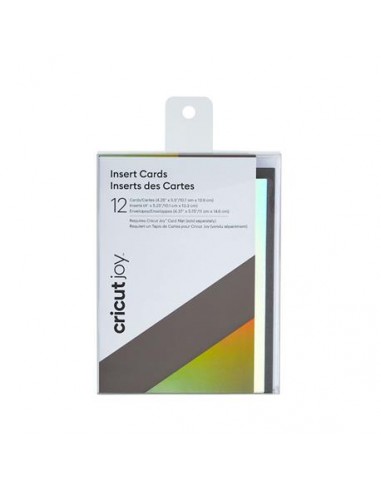 Insert Cards Grey/Silver 4.25x5.5 Cricut