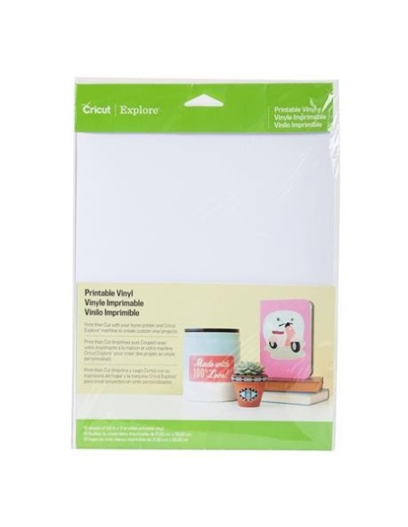 Vinilo imprimible 21.6x28cm Cricut