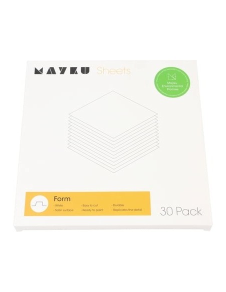 Láminas de moldeo al vacío Mayku FormBox Form Sheets Blancas