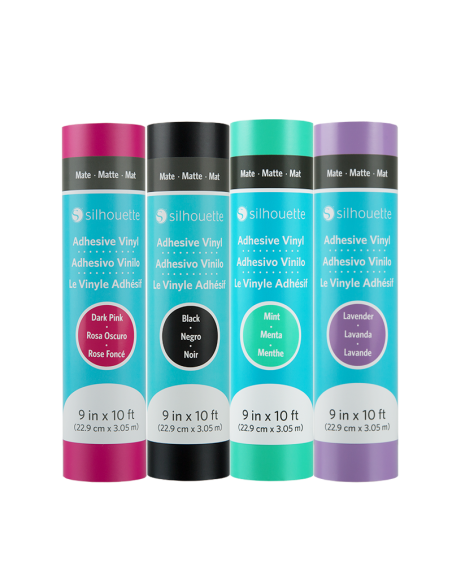 Vinilo Adhesivo Mate Removible Silhouette 9"