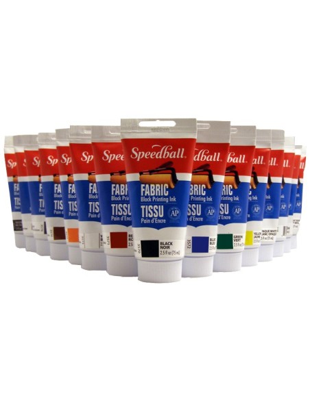 Tintas individuales para estampación en tejidos y papel 2.5oz Speedball®
