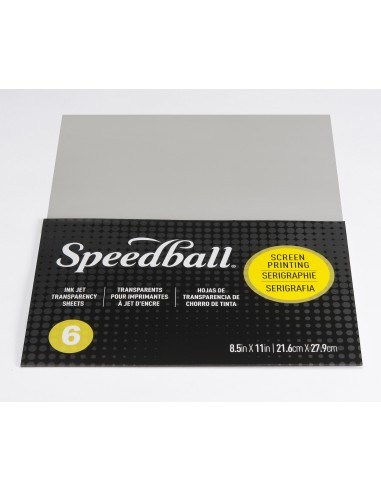 Hojas transparentes inkjet Speedball®