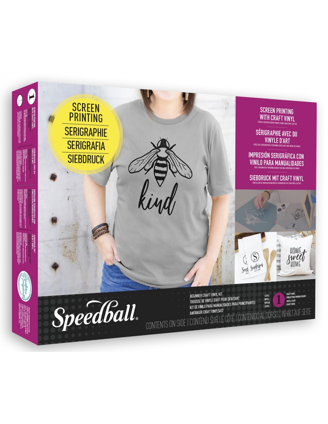 Kit para principiantes de serigrafía con vinilo Speedball®