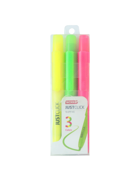 Set 3 subrayadores Just Click M Morris