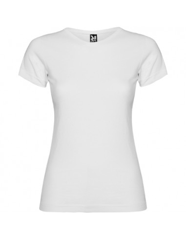 Camiseta de algodón Blanca Mujer Vintex