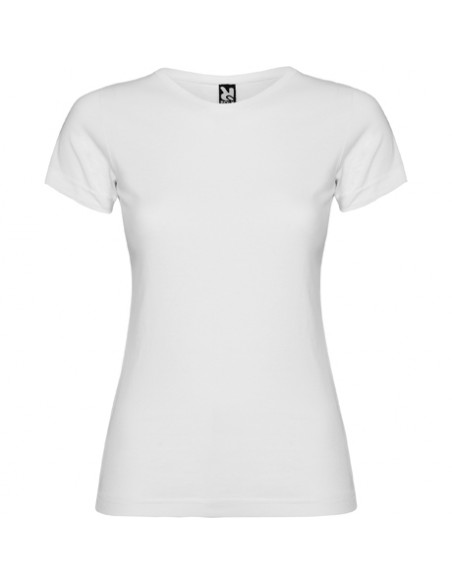 Camiseta de algodón Blanca Mujer Vintex