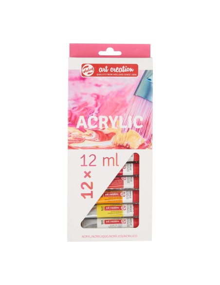 Estuches de acrílicos 12ml Talens