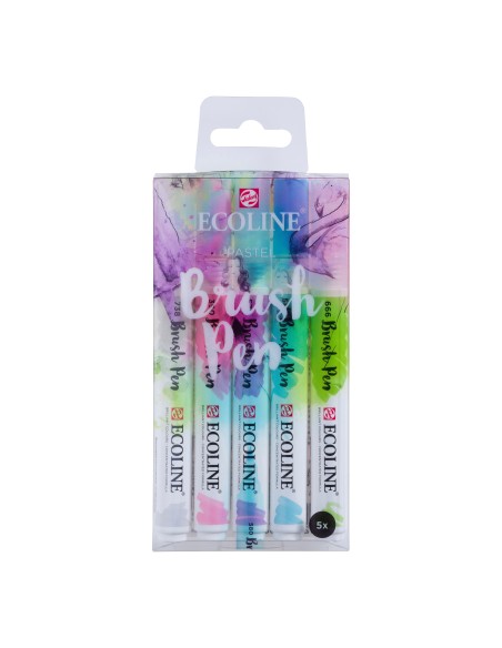 Estuche rotuladores pastel Ecoline Talens