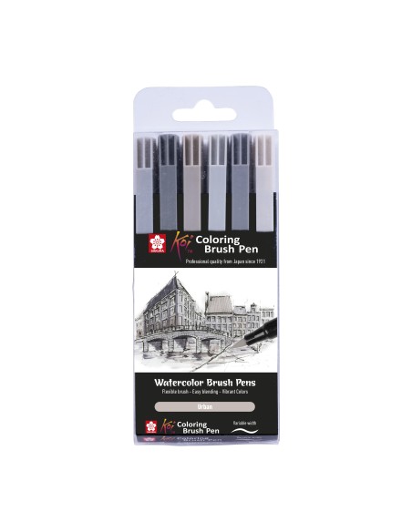 Set 6 rotuladores KOI URBAN SAKURA