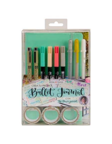 SET BULLET JOURNAL AZUL MENTA