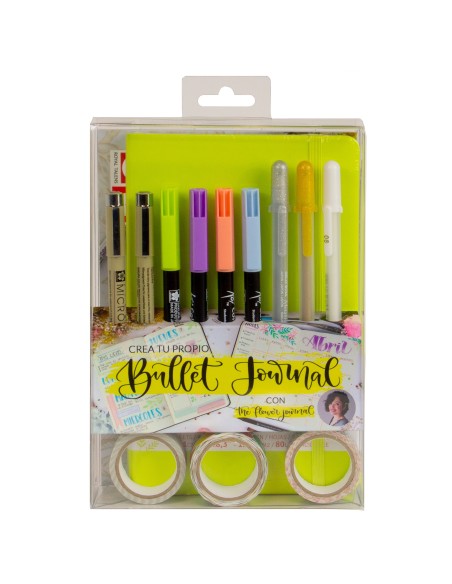 SET BULLET JOURNAL VERDE LIMA