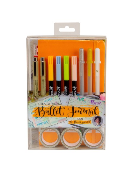 SET BULLET JOURNAL NARANJA