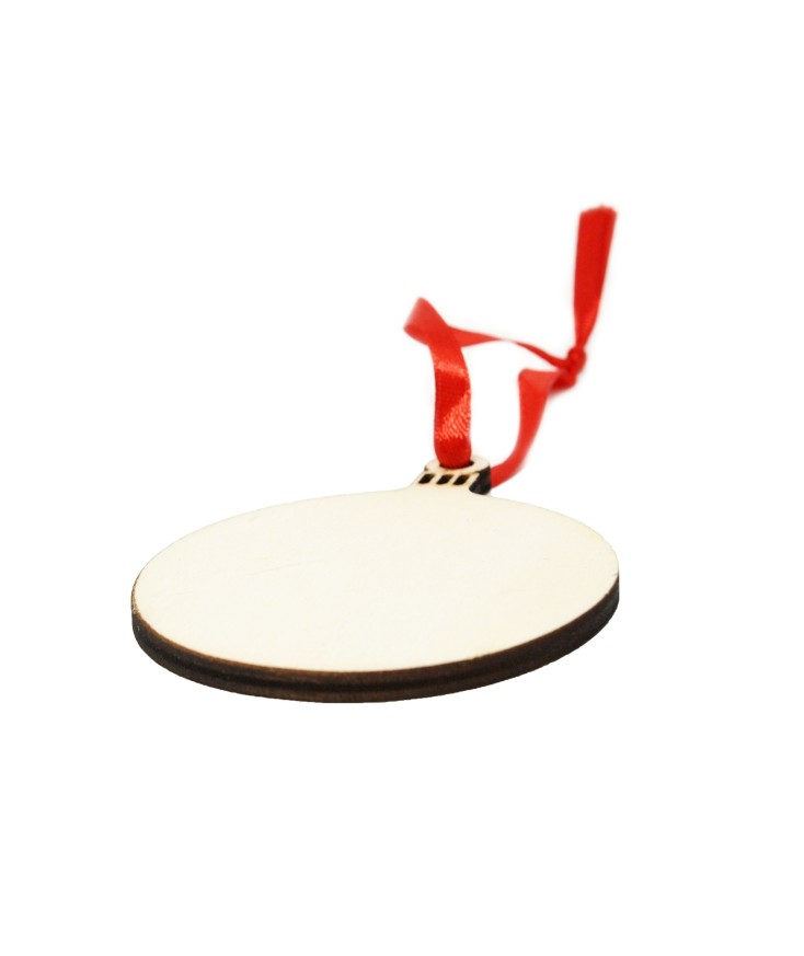 Pack 5 Bolas Navideñas de Madera