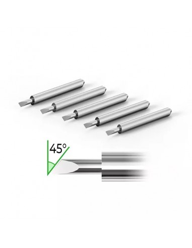 Kit 5 cuchillas de repuesto 45º XTOOL M1