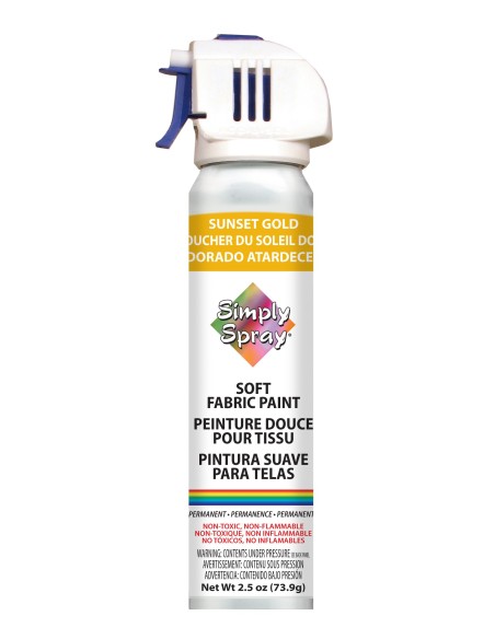 Simply Spray Sunset Gold pintura para telas