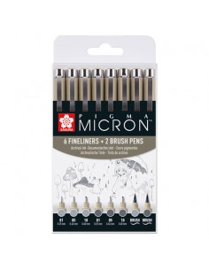 Estuche 8 Pigma Micron...