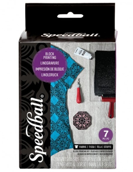 Kit iniciación a la estampación en tela Speedball®