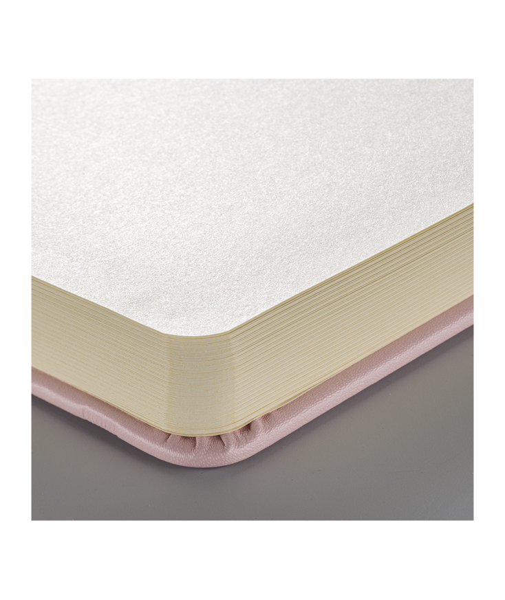 CUADERNOS DE BOCETOS HOJAS ROSA PASTEL