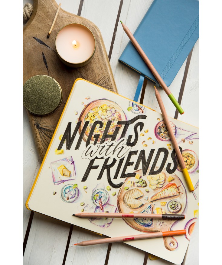 CUADERNOS DE BOCETOS AMARILLO