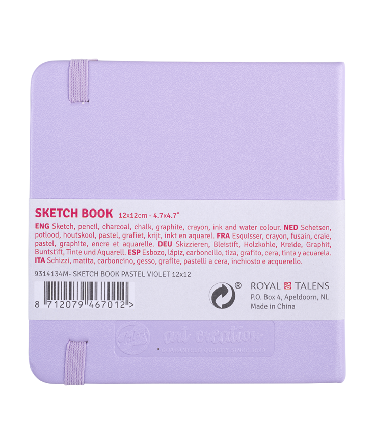 CUADERNOS DE BOCETOS VIOLETA PASTEL