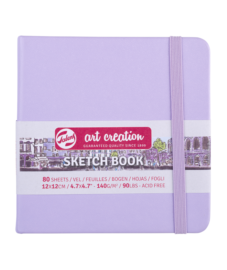 CUADERNOS DE BOCETOS VIOLETA PASTEL