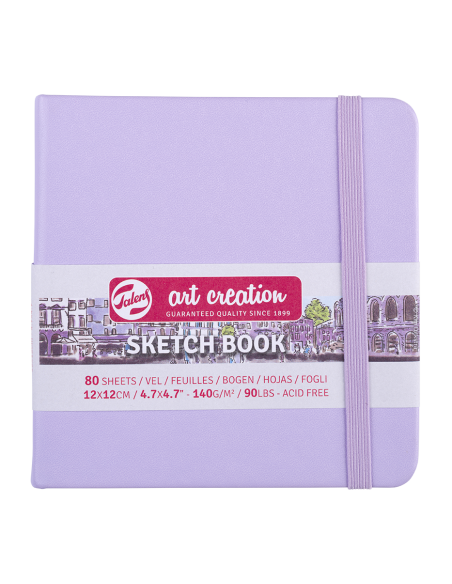 CUADERNOS DE BOCETOS VIOLETA PASTEL