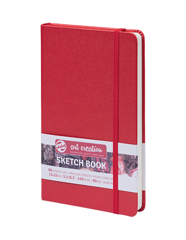 CUADERNOS DE BOCETOS ROJO HOJAS 140...