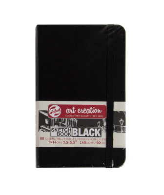 CUADERNOS DE BOCETOS NEGROS HOJAS NEGRAS
