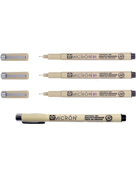 Rotuladores Sakura Pigma Micron Negros