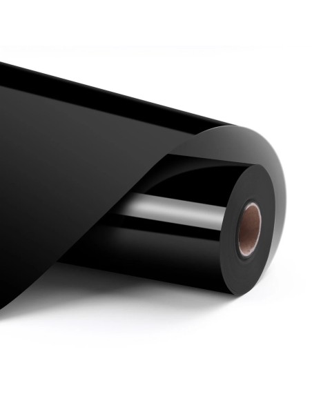 Vinilo textil Blanco y Negro (30.5cm x 12m) Loklik