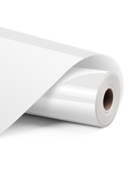 Vinilo textil Blanco y Negro (30.5cm x 12m) Loklik