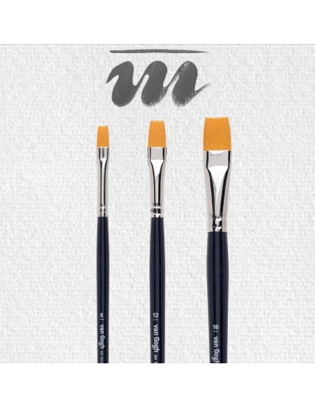 Pinceles planos para óleo y acrílico serie 294 Talens