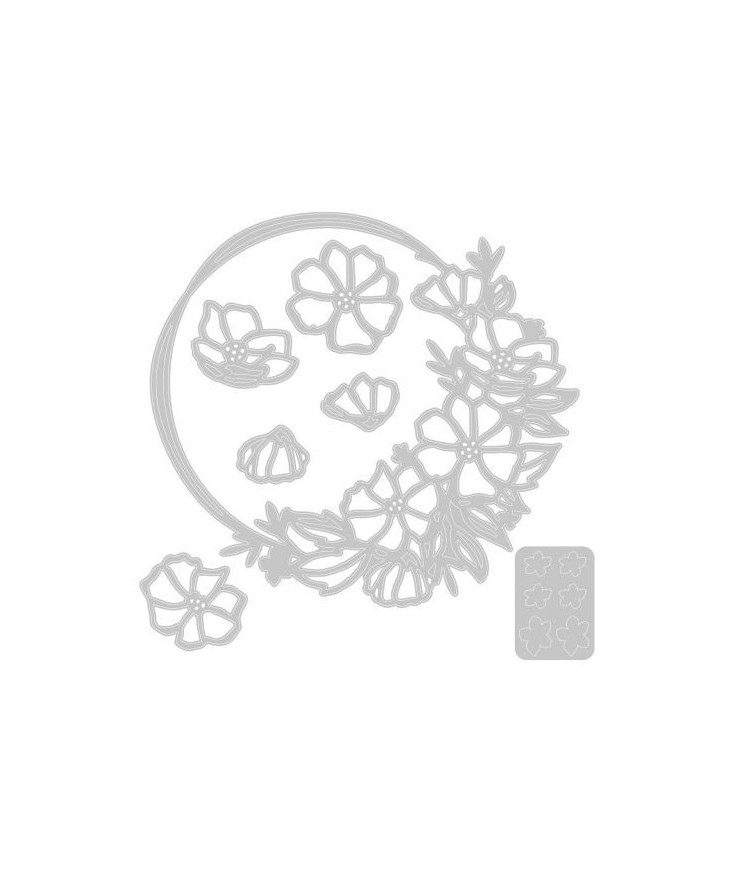 Troqueles Thinlits Corona floral (7uds)