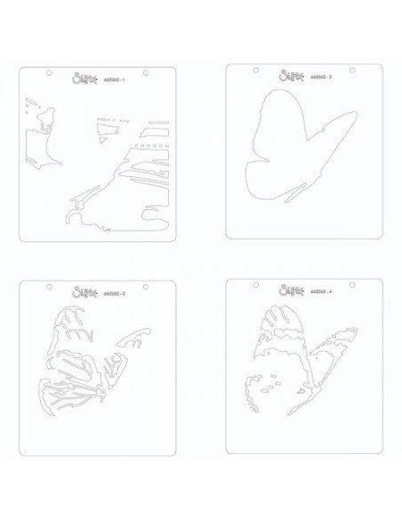 Plantillas en capas para estarcido