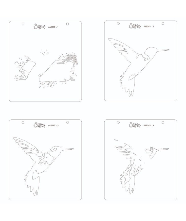 Plantillas en capas para estarcido