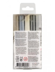 Estuche rotuladores grises... 2