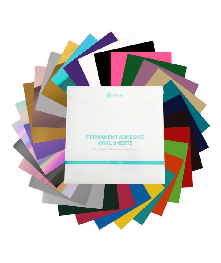Pack Vinilo adhesivo 29 colores (30.5cm x 30.5Cm) Loklik